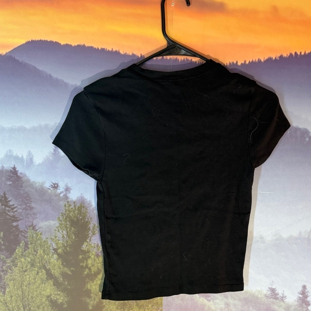 Black Graphic Kids T-Shirt - Picture 3 of 3